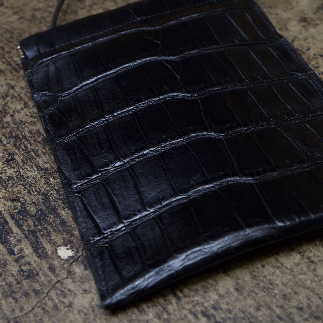 【お取り寄せ注文可能】Spring Cap Bag Mini(CROCODILE)