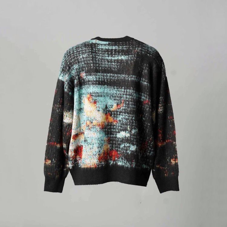 【残り一点】Contemporaryart Jacquard Shaggy Knit L/S