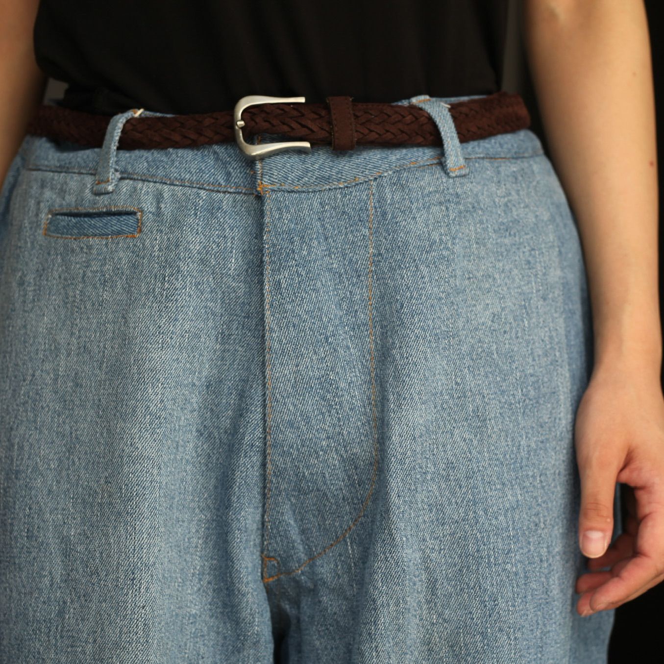 【残り一点】Reconstructed Super Baggy Slacks Denim_2(M)