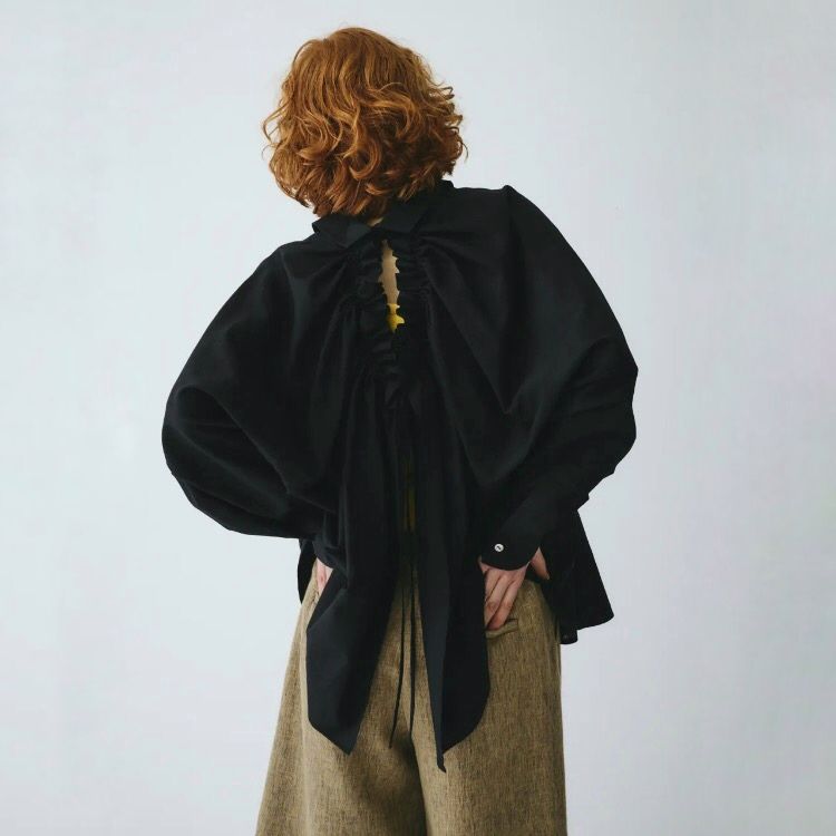 【残り一点】Back Shirring Shirt