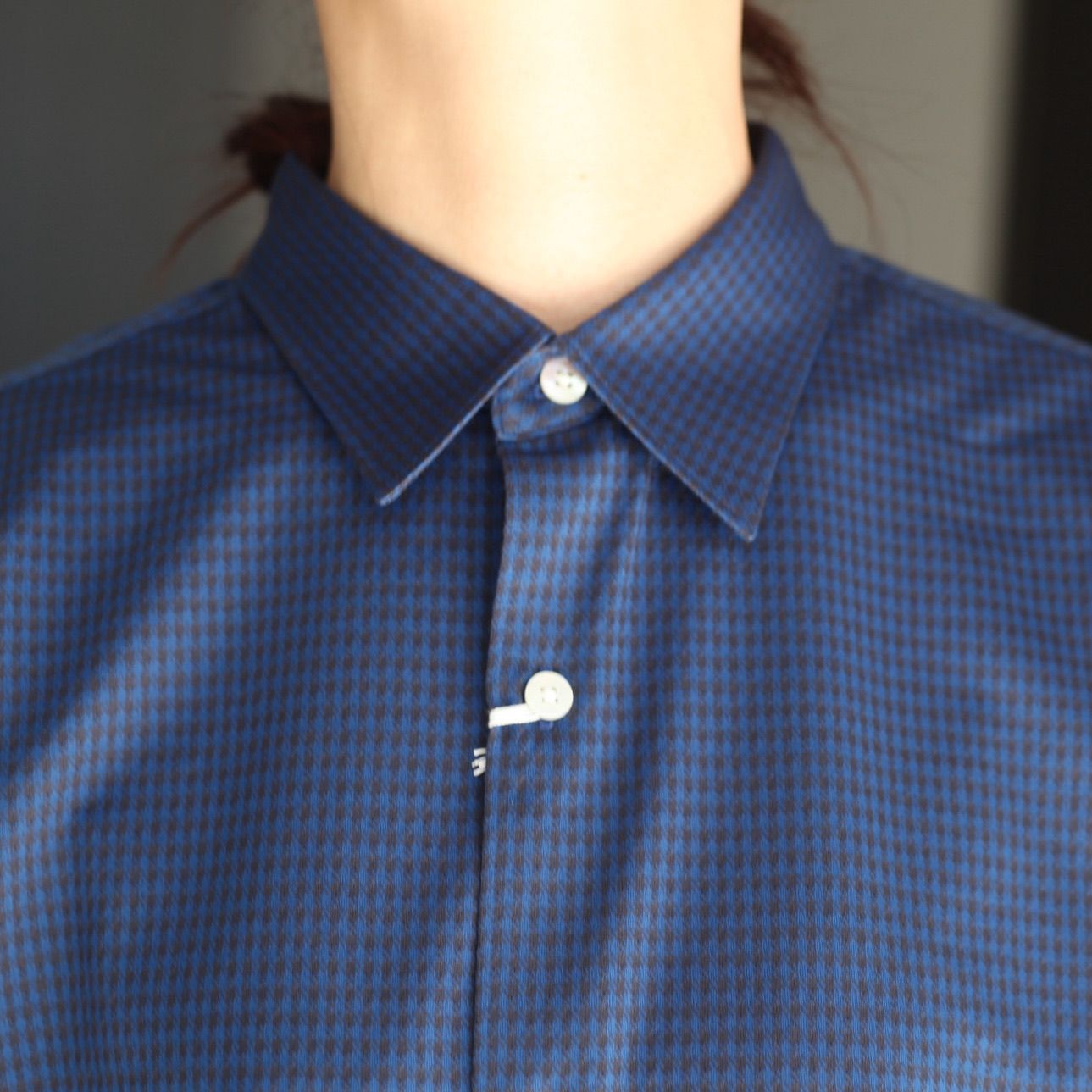 【残り一点】36G Modest Check Shirt