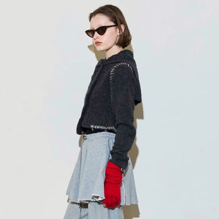 【残り一点】Asymmetry Knit Cardigan