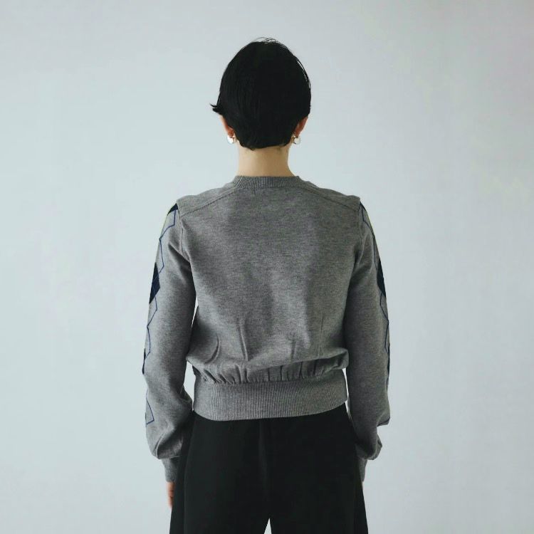 【残り一点】Neon Argyle Knit Tops