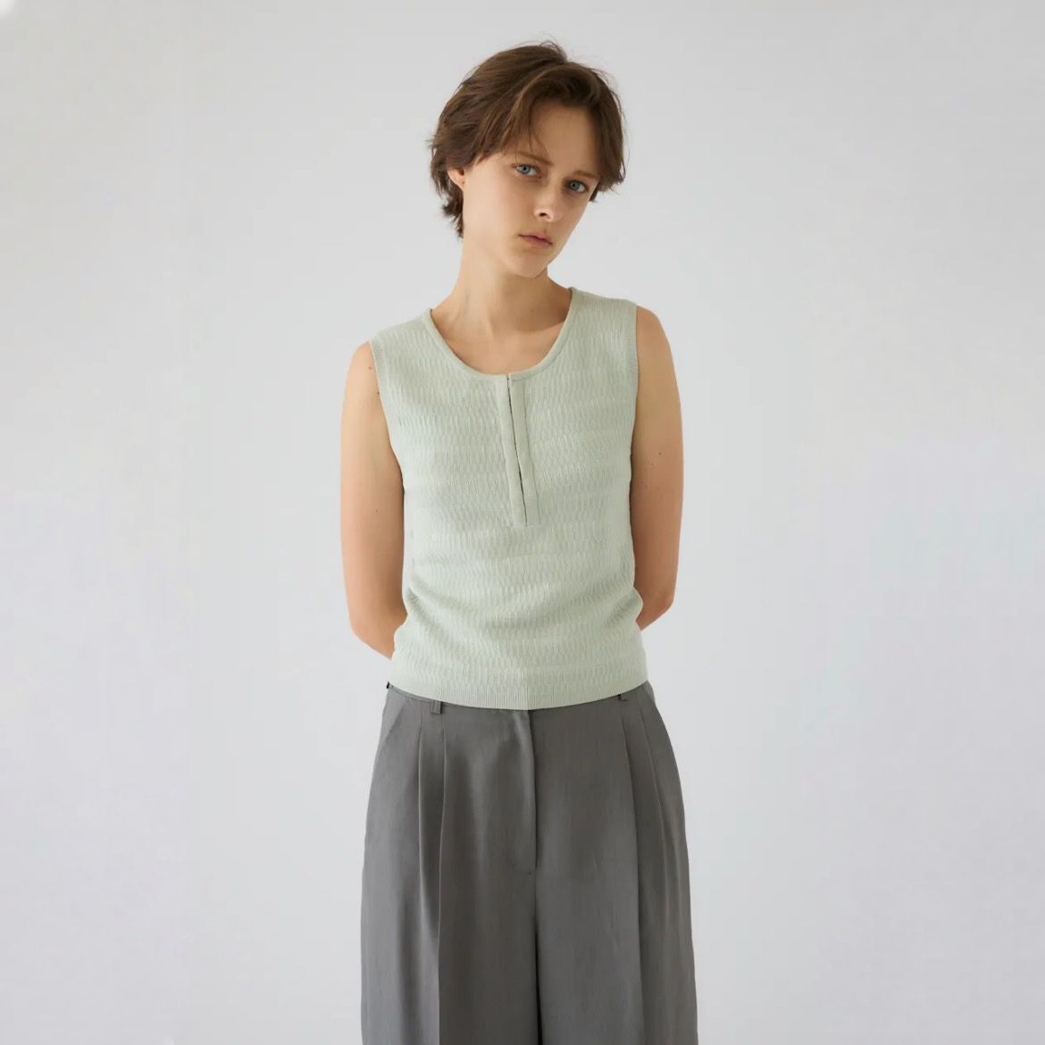 【残り一点】Round Neck Hook Tank