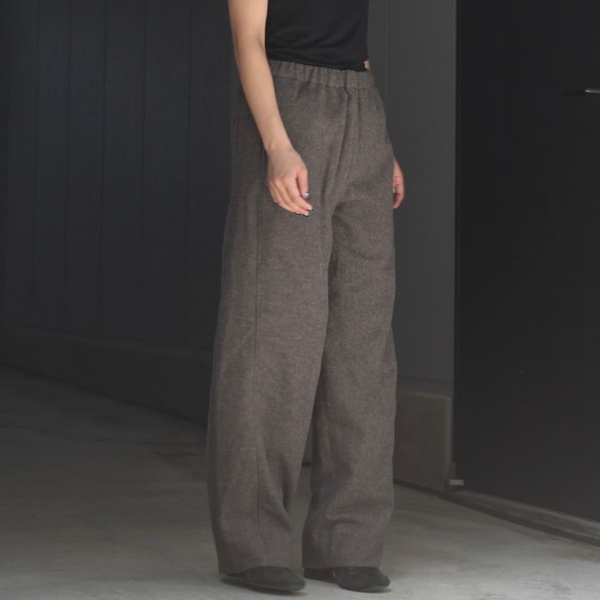 【残り一点】Wool/Cashmere Fleece Easy Twist Trousers