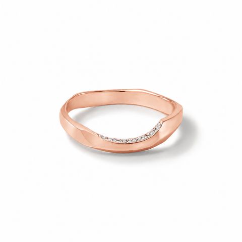 【お取り寄せ注文可能】Chip Ring M W /Dia(K18 PINK GOLD)