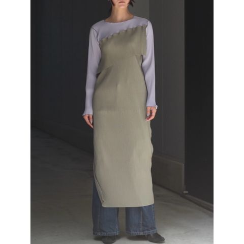 【残り一点】Spiral Wave Long Sleeve Dress