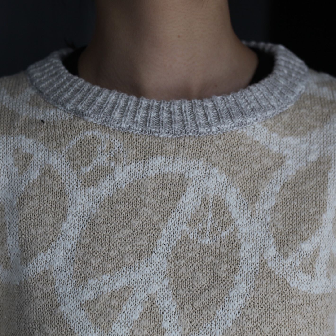 【残り一点】 Peace Crewneck Knit