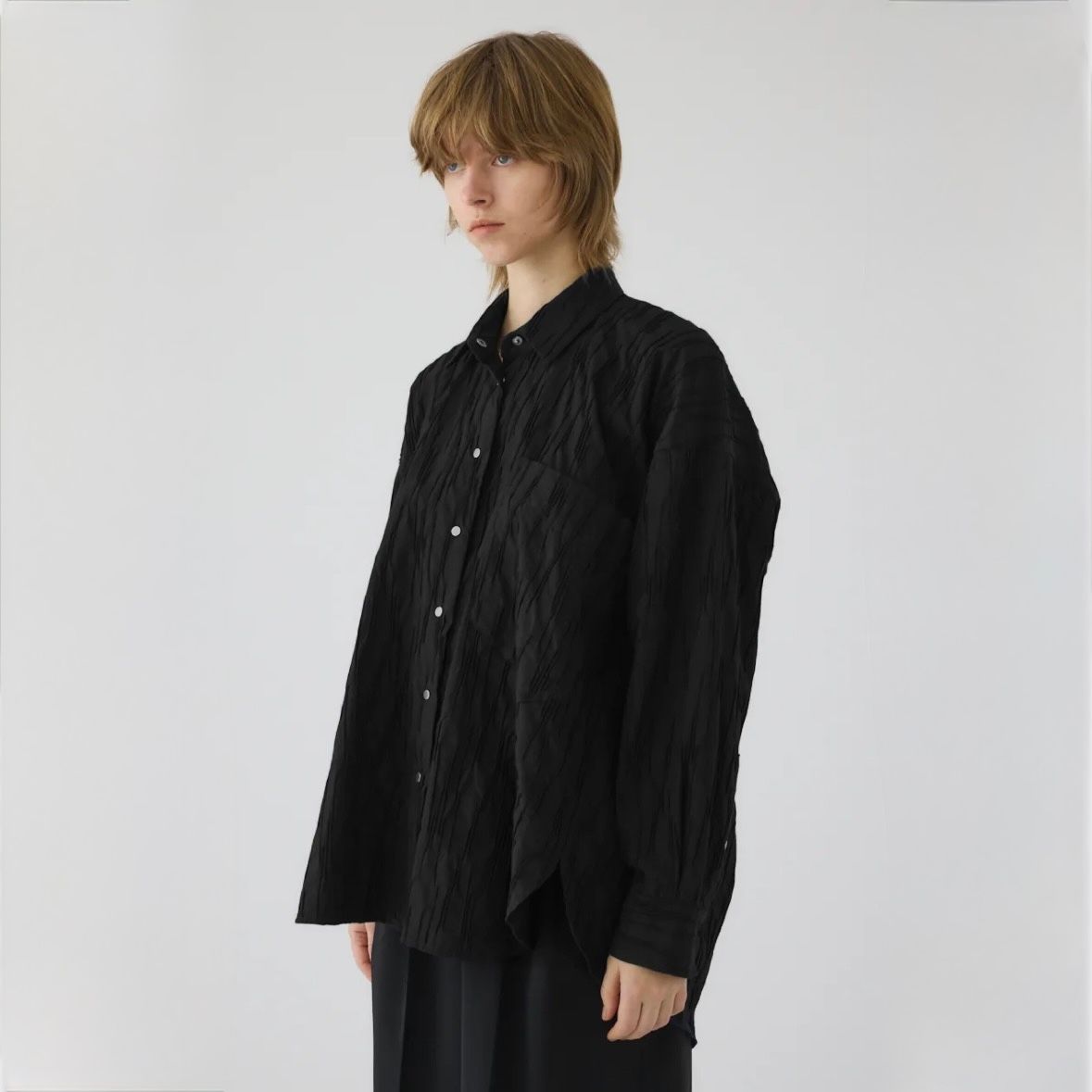 【残り一点】Tuck Pleats Back Volume SH