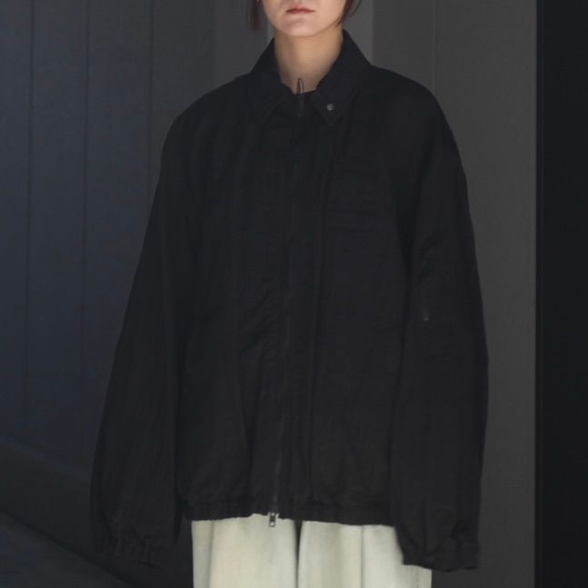 【残りわずか】Bio Washed Nylon Oversized Fight Jacket