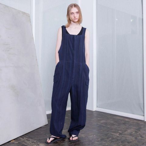 【残り一点】テクニカルオーバーオール(LINEN/COTTON)