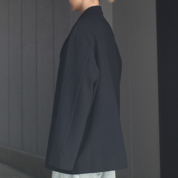 【残り一点】Oversized Gradation Pleats Jacket - M