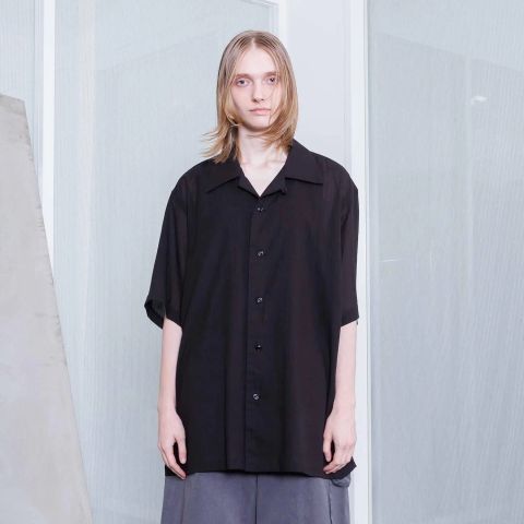 【残り一点】シアーコットンオープンカラーS/Sシャツ