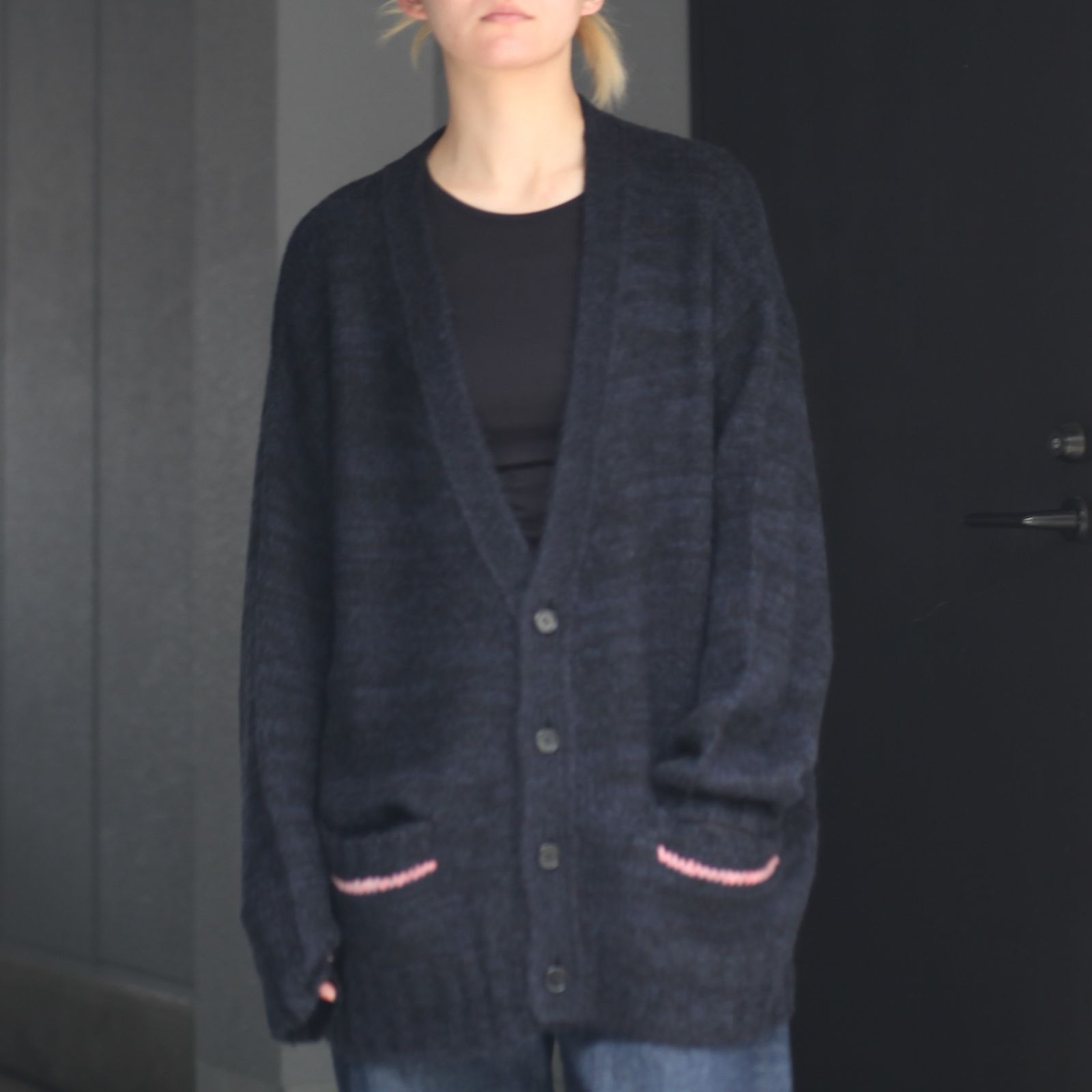 Ne Quilted Mohair Cardigan