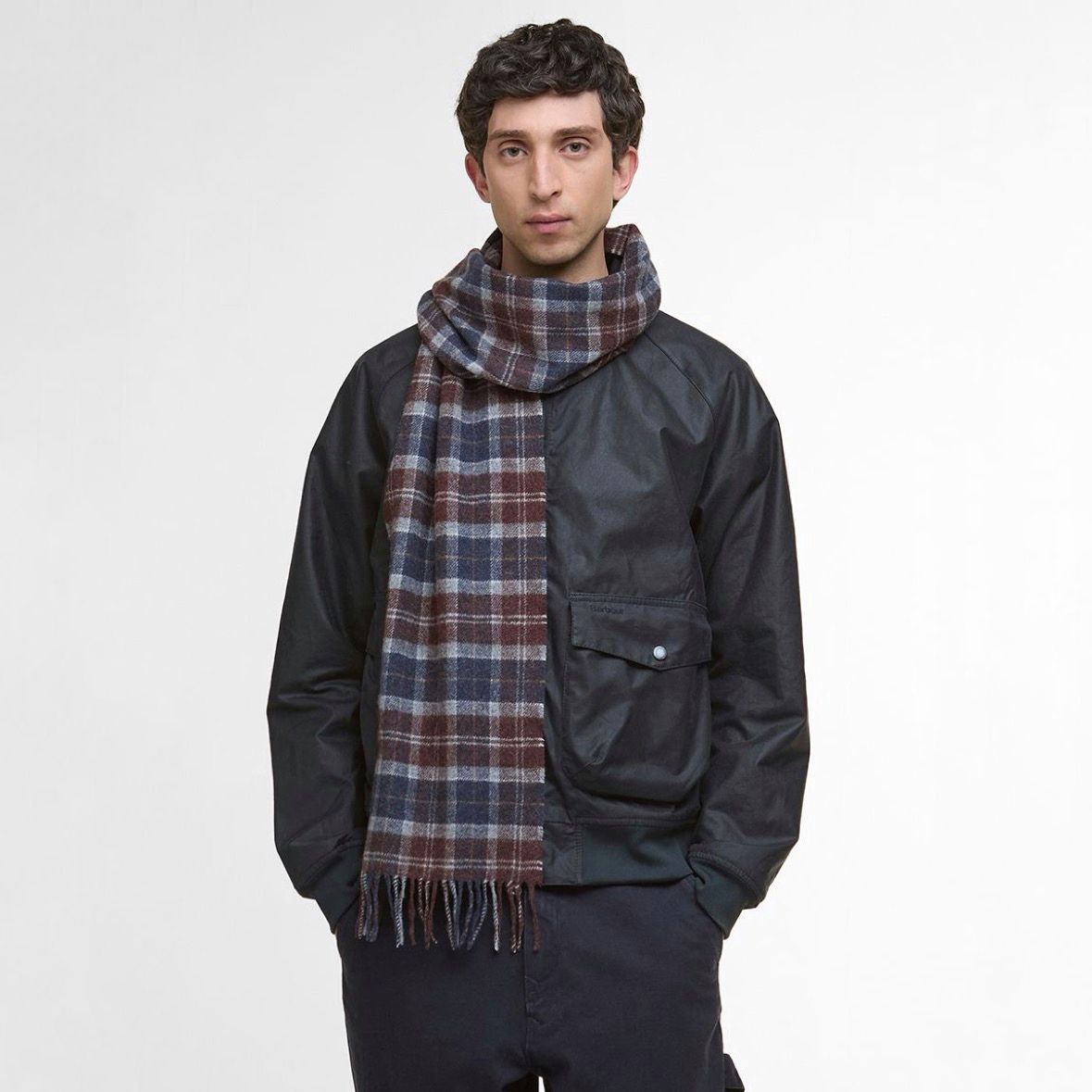 【残り一点】Tartan Lambswool Scarf
