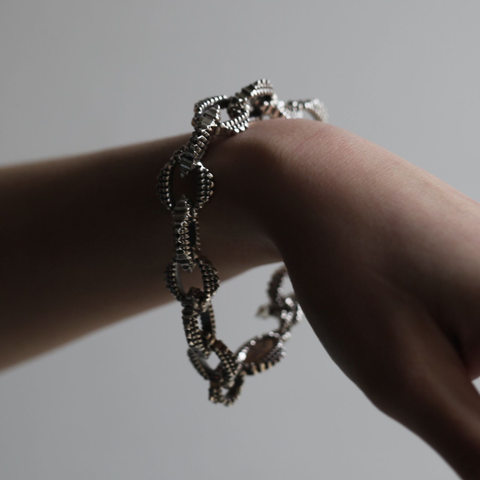 【お取り寄せ注文可能】Oval Chain Bracelet(SILVER)