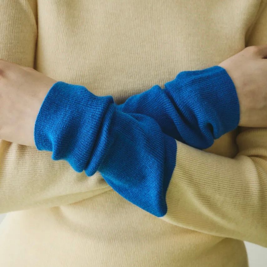 【残り一点】Bi Color Hem Knit Tops