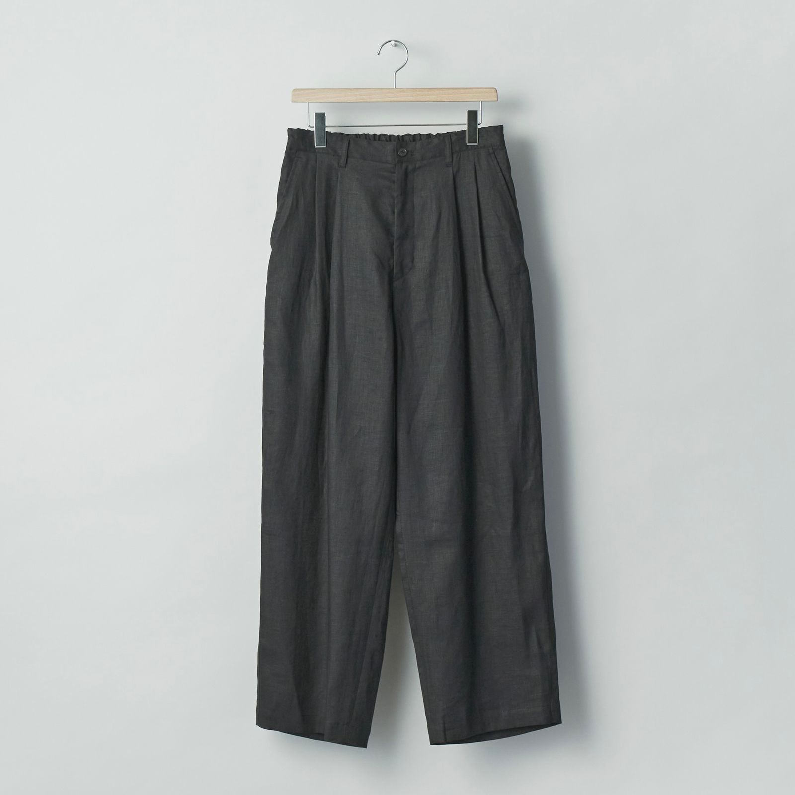 【残りわずか】Light Linen Wide Easy Trousers