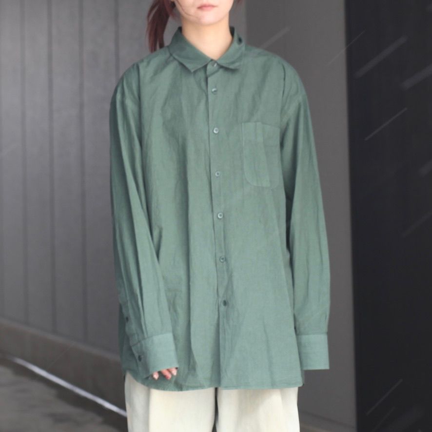 【残り一点】Regular Collar Shirt(MAX HIGH COUNT TYPEWRITER)