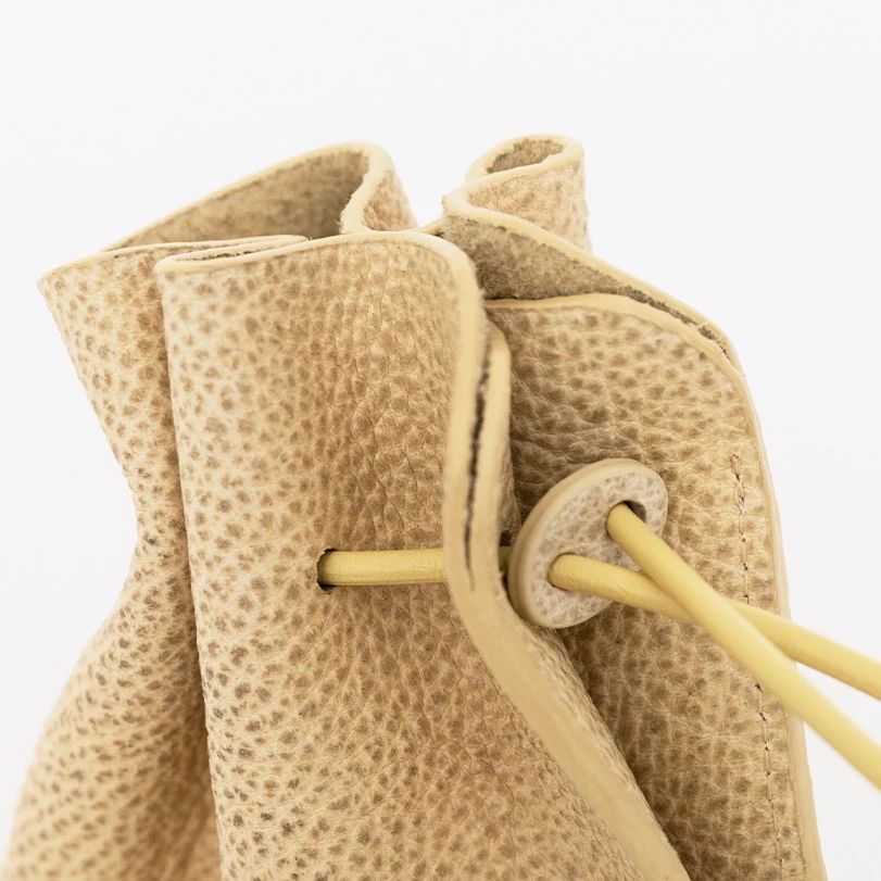 【残りわずか】Herrie Kinchaku Pouch_PM(SHIRO)