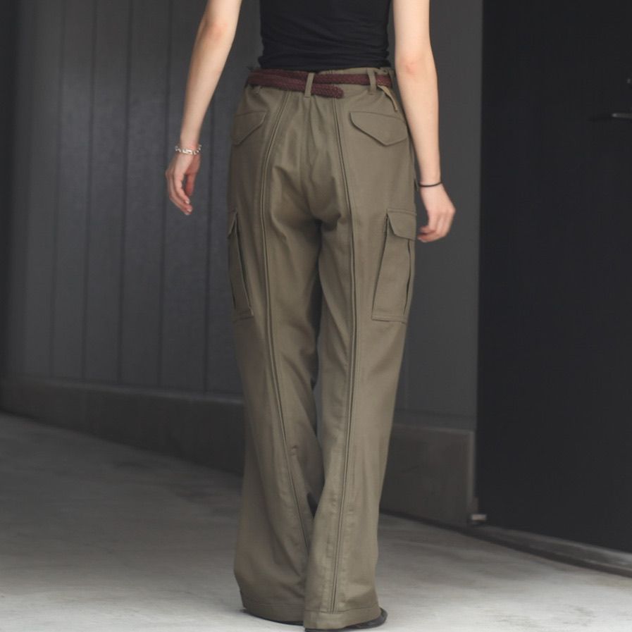 予約アイテム Call 22aw 3d semi flare pants セミフレア 変形