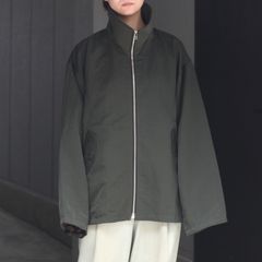【残り一点】リサイクルナイロンジップアップブルゾン