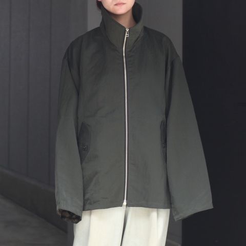【残り一点】リサイクルナイロンジップアップブルゾン