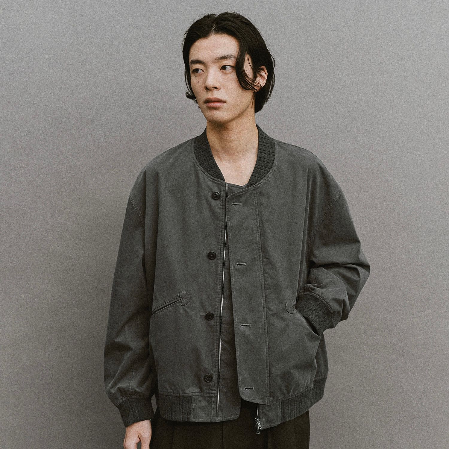 【残り一点】Brushed Bomber Jacket
