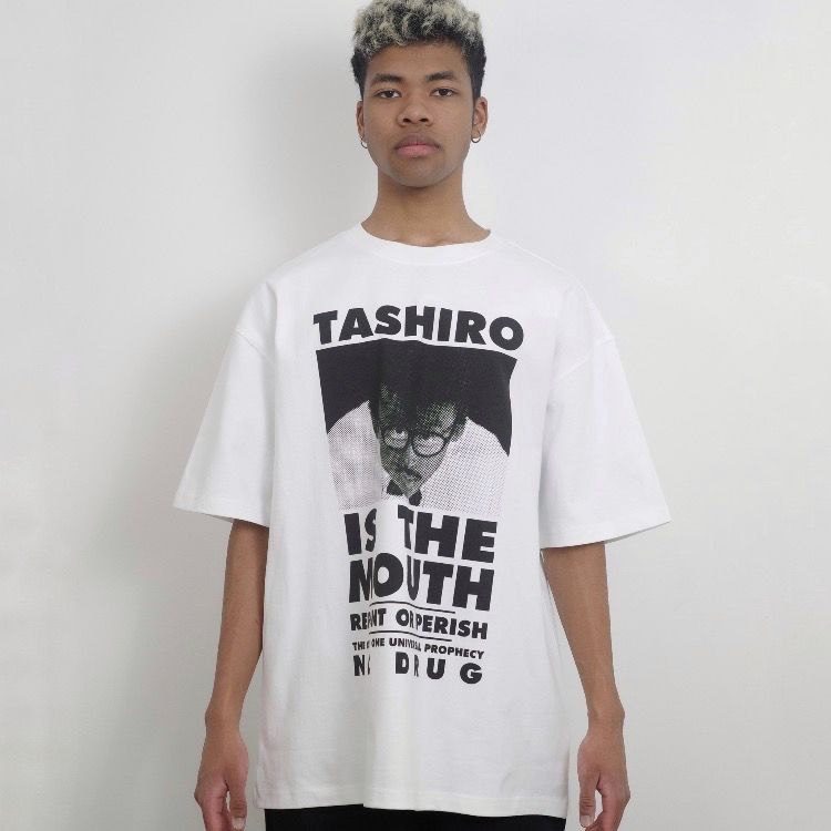 THE NEW ORDER NISHIMOTO IS THE MOUTH CREW NECK BLACK 21SP-I