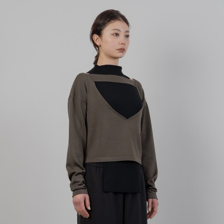 【残り一点】Combination Knitted Tops