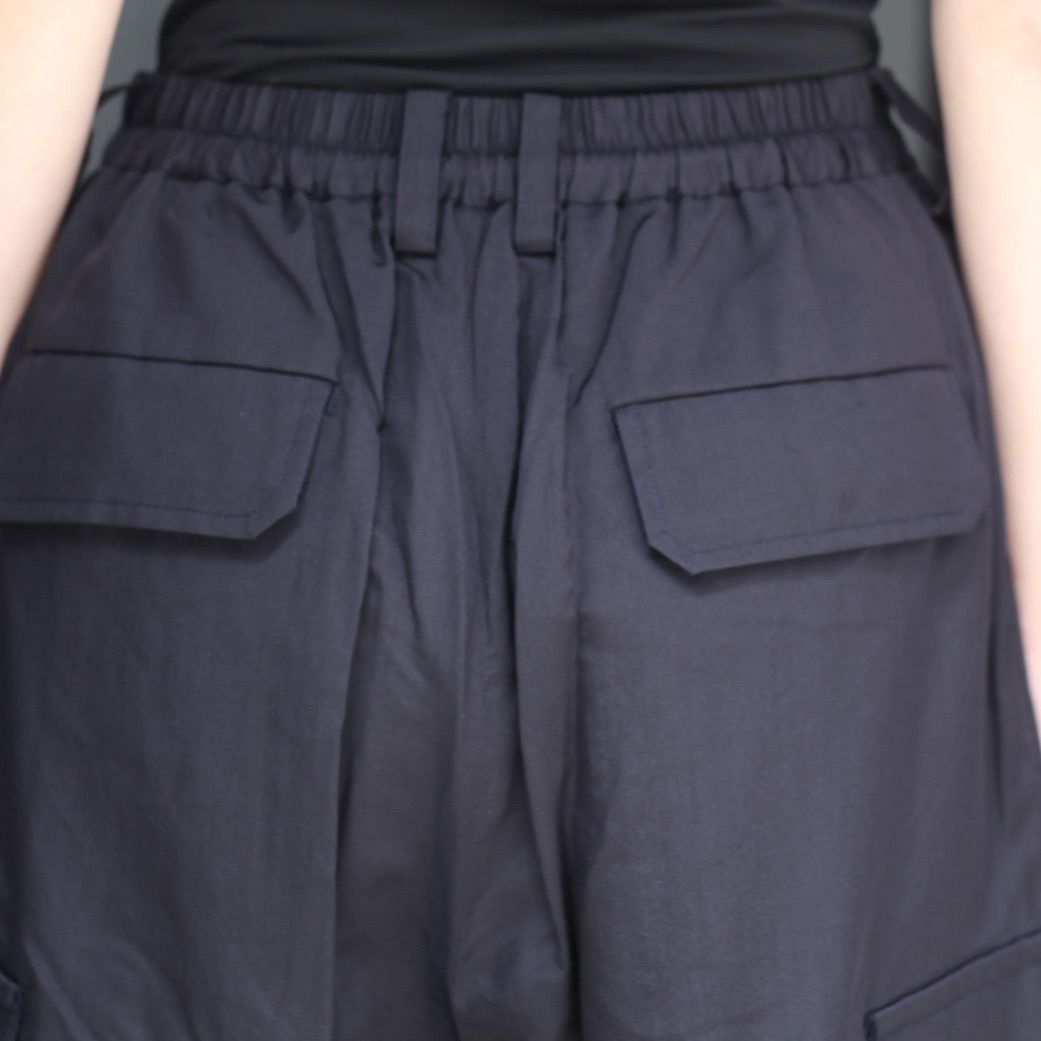 【残り一点】Silk Cupro Cargo Short Trousers