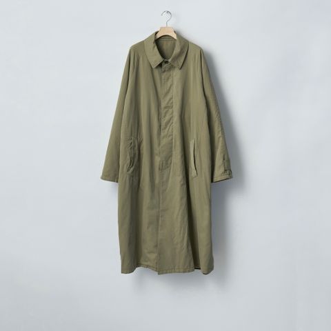 【残り一点】Cotton Rayon Vintage Padded Balmacaan Coat