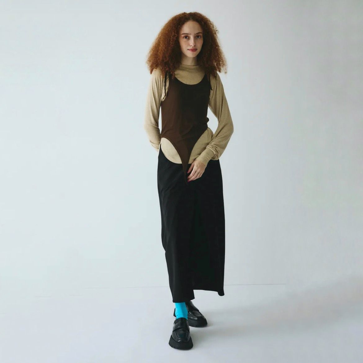 【残り一点】Sheer Layered Cut Tops