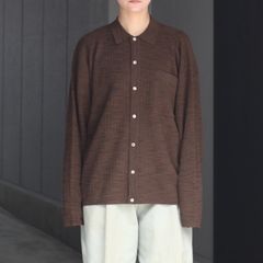 【残りわずか】Crepe Knit Shirt