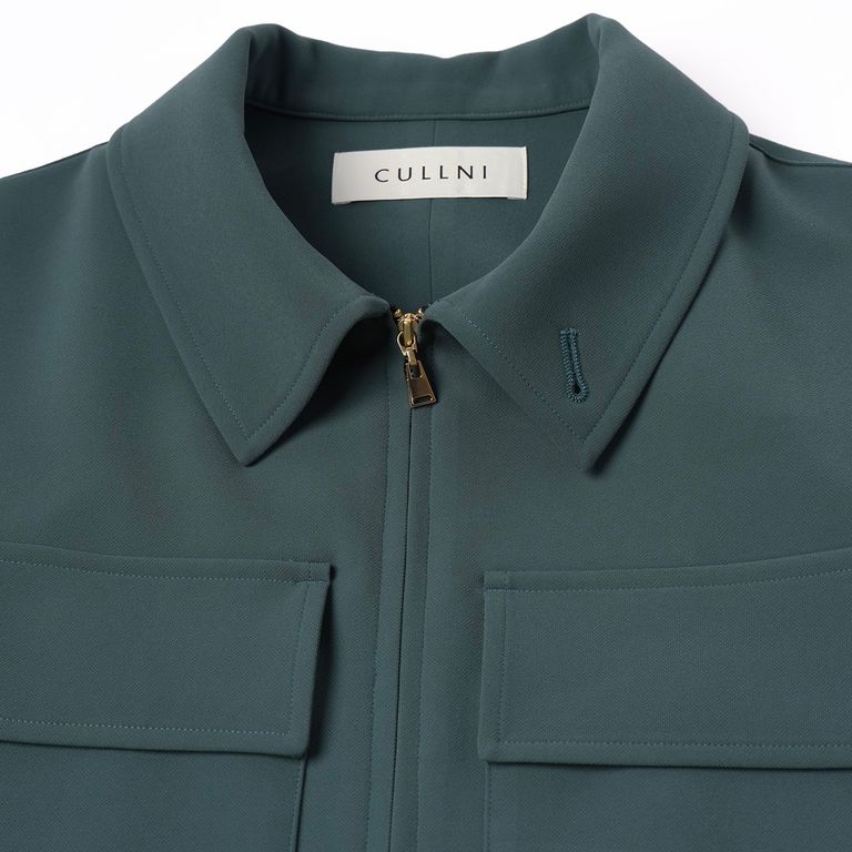 CULLNI - 【残り一点】Stretch Double Cloth Big Pocket Shirt Jacket  