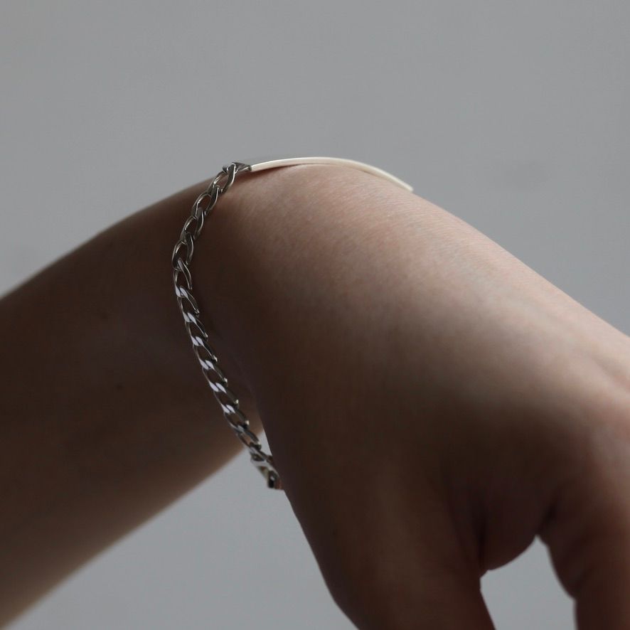 Garden of Eden - 【お取り寄せ注文可能】ID Bracelet_M(SILVER