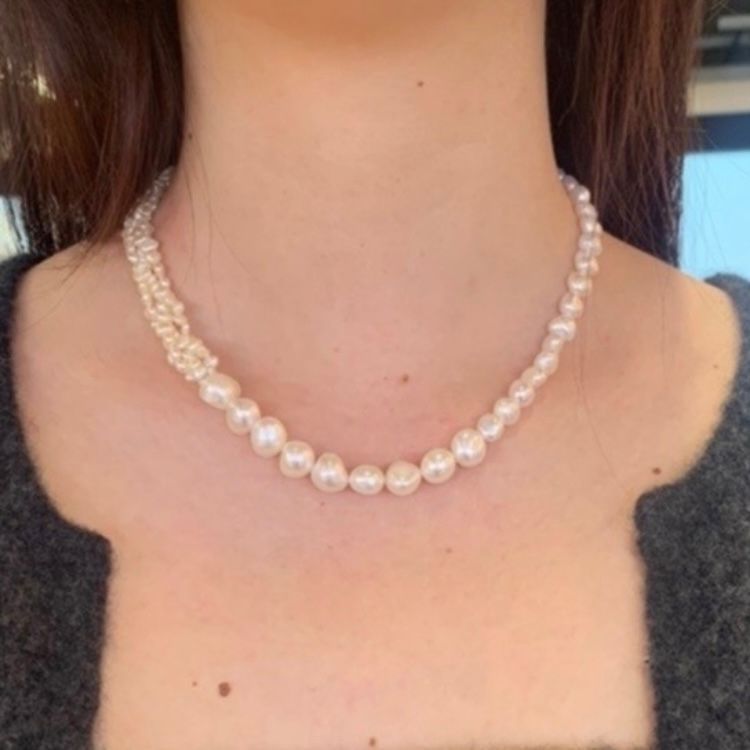 【お取り寄せ注文可能】Gradetion Pearl Necklace