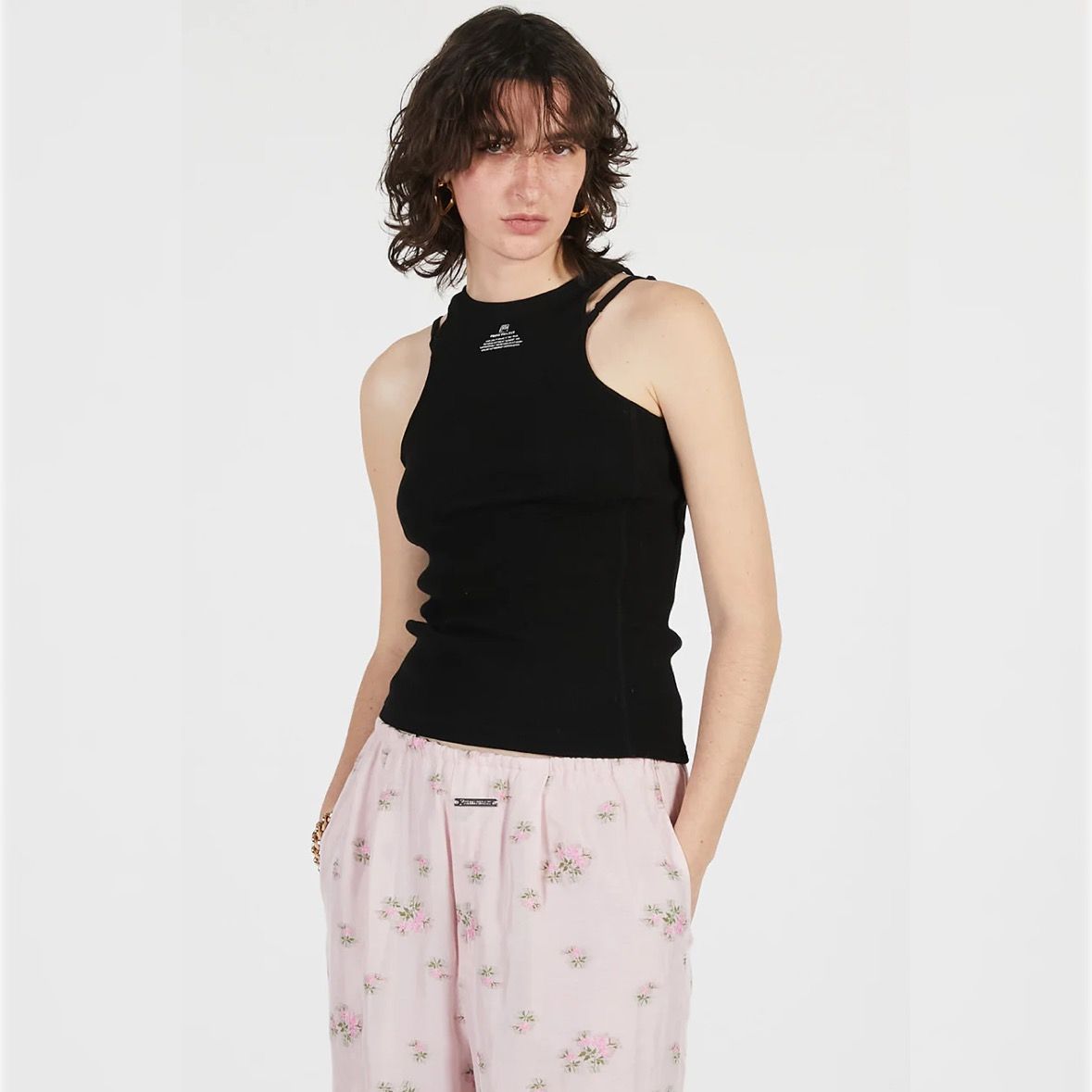 【残り一点】Front Logo Rib Tank Top