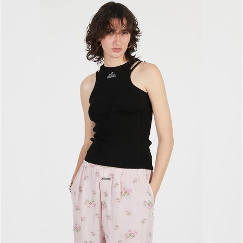 【残り一点】Front Logo Rib Tank Top