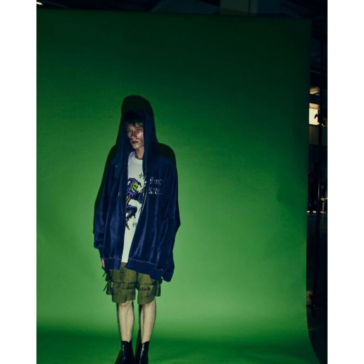 【残り一点】Bunny Ear Zip Hoodie