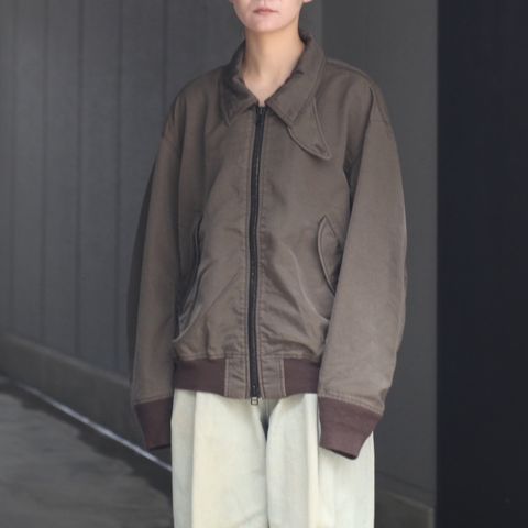 【残り一点】ピグメントダイジップブルゾン