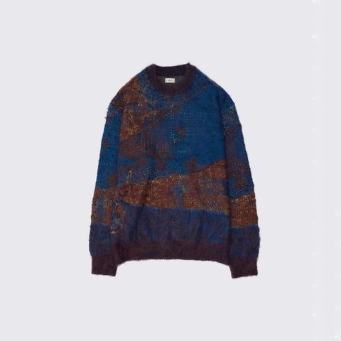 【残り一点】Abstract Jaquard Mohair Sweater