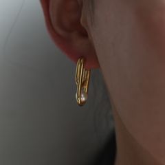 【残り一点】Joined Paths Earring 右耳用(GOLD)