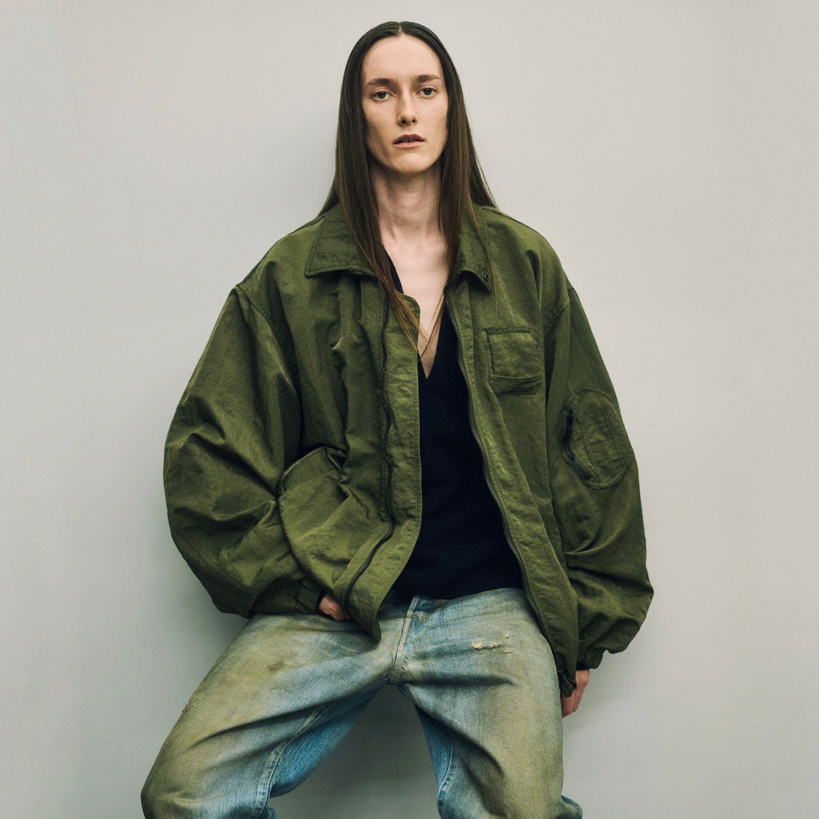 【残りわずか】Loose Denim Jeans