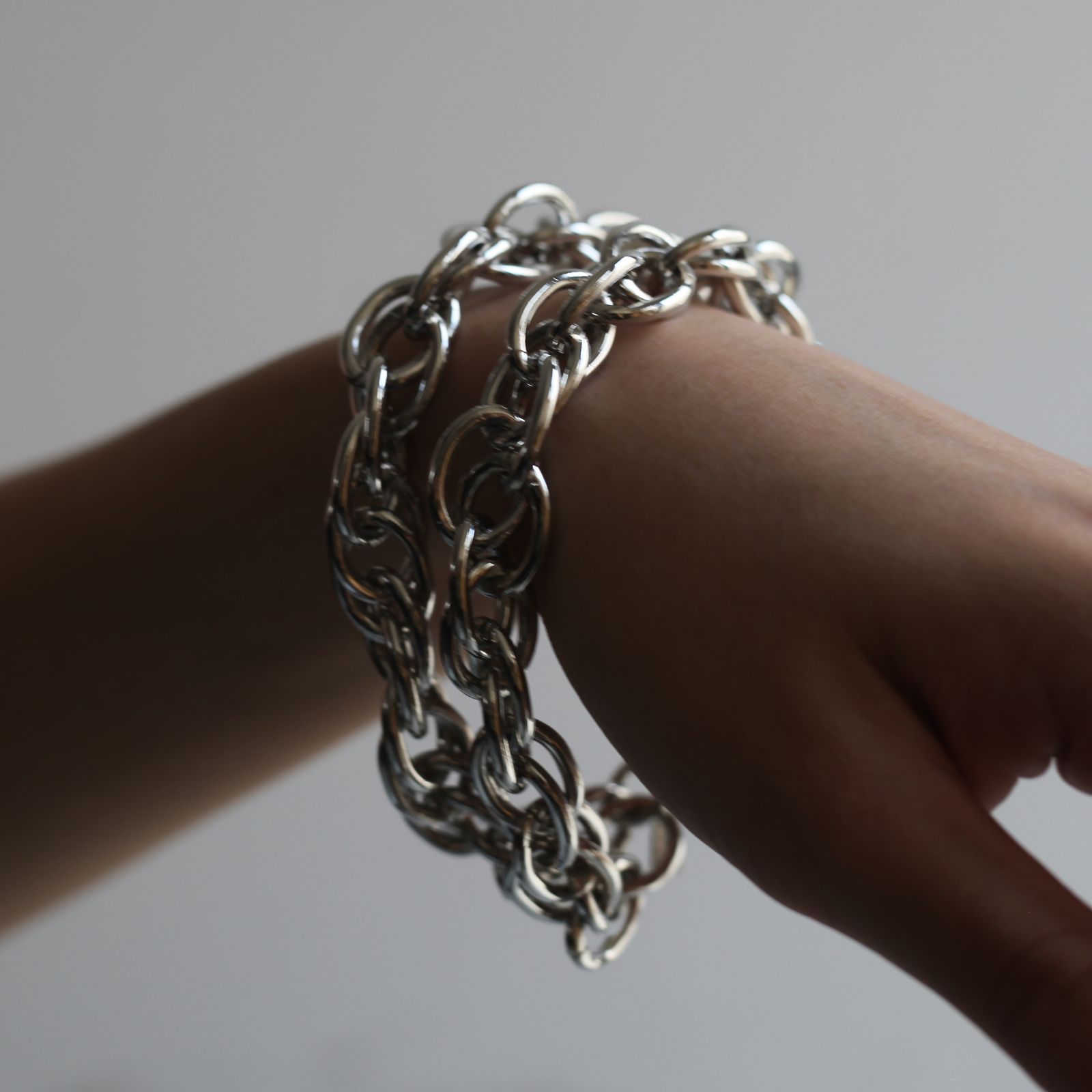 【残りわずか】W Chain Bracelet