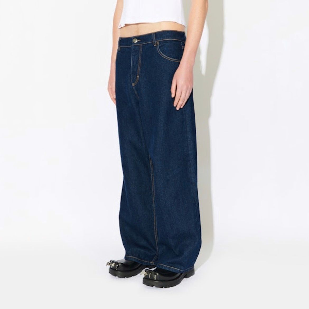 コムドットやまと着用 loverboyデニムセットアップ 最終値)コムドット