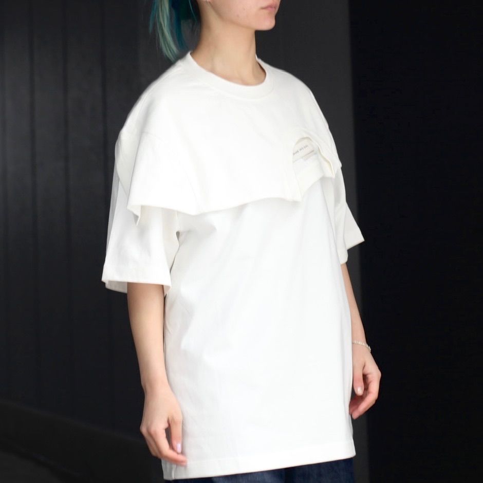 Feng Chen Wang  ホワイト ディストレス Tシャツ