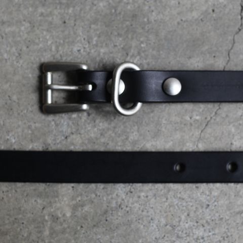 【残りわずか】Standard Belt Slim(BLACK×SILVER)
