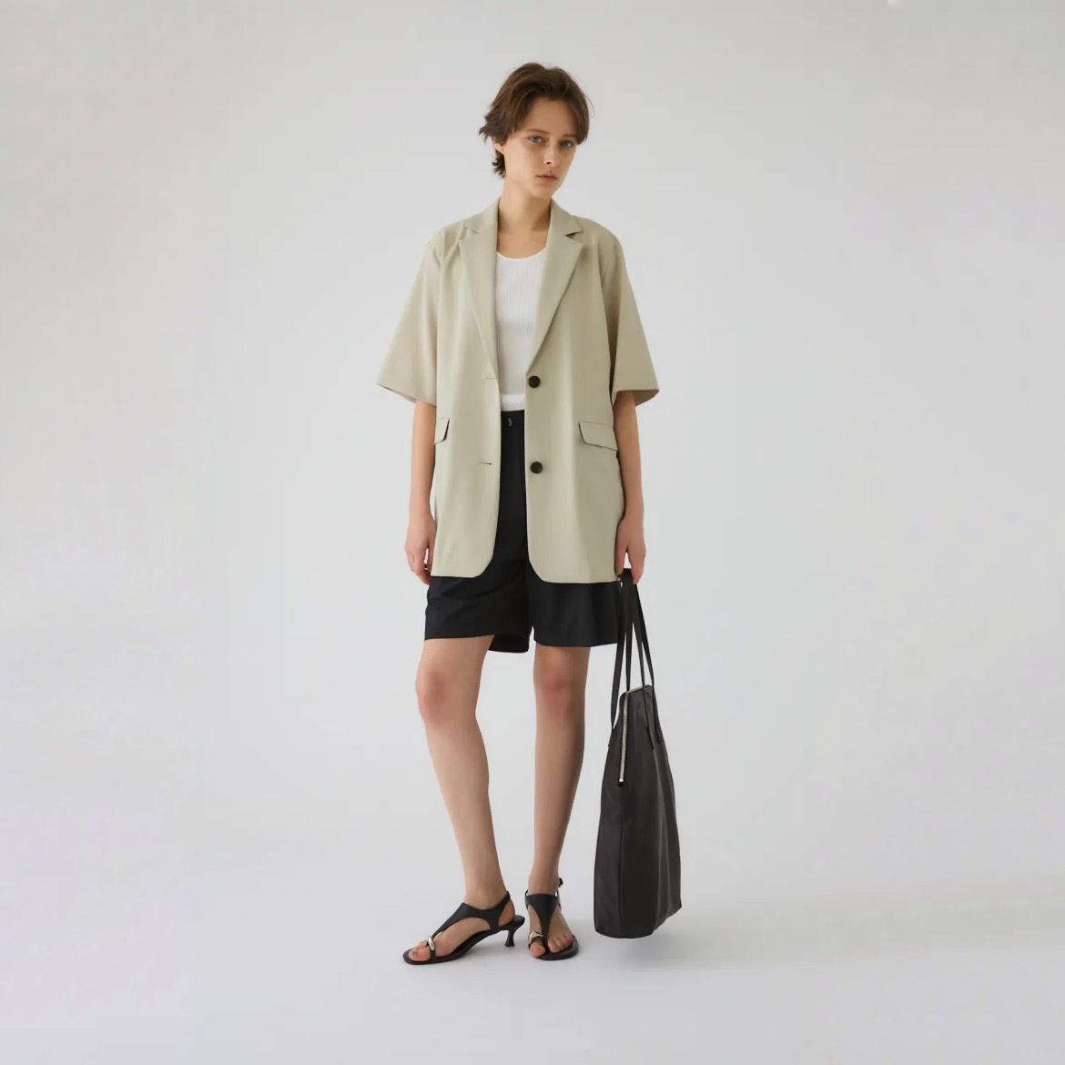 【残り一点】W Zip Leather Bag