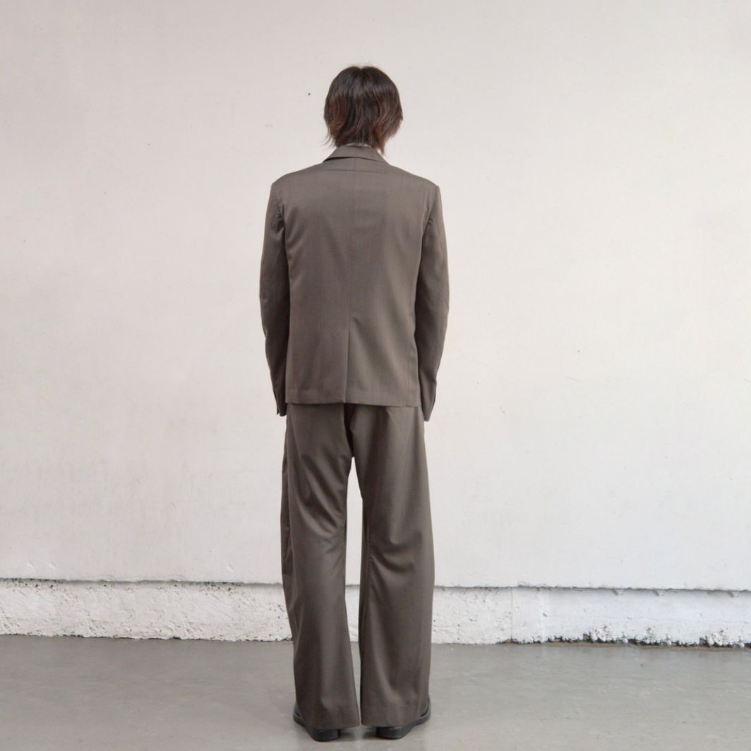 【残り一点】2Tucked Curved Leg Trousers